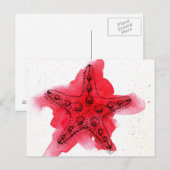 Meeresfrüchte Postkarte (Vorne/Hinten)