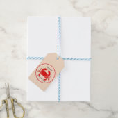 Meeresfrüchte Restaurant Willkommen Red Crab Perso Geschenkanhänger (Mit Garn)