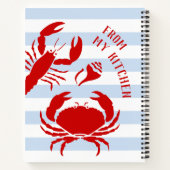 Meeresfrüchte-Rezepte schreiben Ihre eigenen Notizblock (Rückseite)