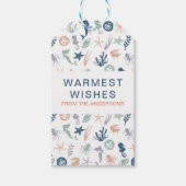 Meeresfrüchte-Seepferd Starfish Geschenkanhänger (Vorderseite)