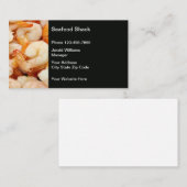 Meeresfrüchte-Shrimp-Thema Visitenkarte (Vorne/Hinten)