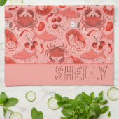 Meeresfrüchte spektakulär geschirrtuch (Gefaltet)