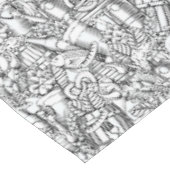 Meeresfrüchte und Biertabletten Tischdecke (Schrägansicht)