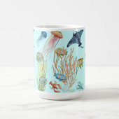 Meeresfrüchte und Meeresfrüchte Kaffeetasse (Mittel)