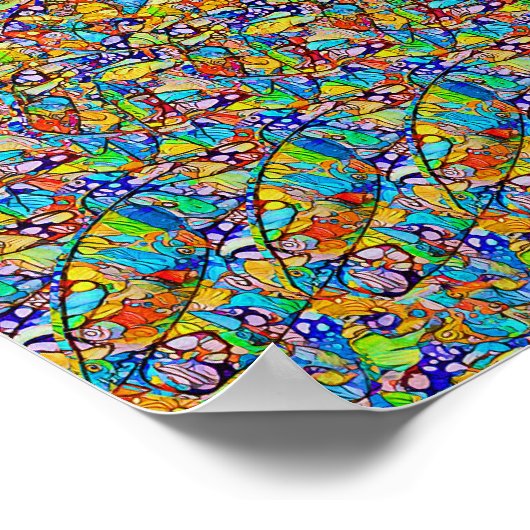 Meeresfrüchte - Versteckter 3D-Druck Poster (Ecke)