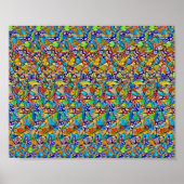 Meeresfrüchte - Versteckter 3D-Druck Poster (Vorne)