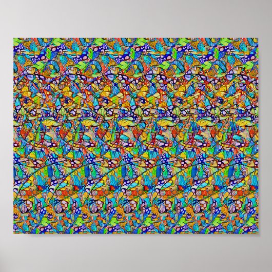 Meeresfrüchte - Versteckter 3D-Druck Poster (Vorne)