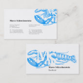 Meeresfrüchte Visitenkarte (Vorne/Hinten)
