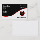 Meeresfrüchte-Visitenkarten Visitenkarte (Vorne/Hinten)