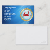 Meeresfrüchte-Visitenkarten Visitenkarte (Vorne/Hinten)