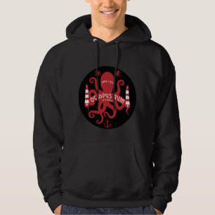 Meeresgedanken und -fantasie   Oktopus   Nautische Hoodie