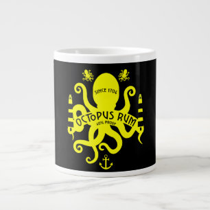 Meeresgedanken und -fantasie   Oktopus   Nautische Jumbo-Tasse