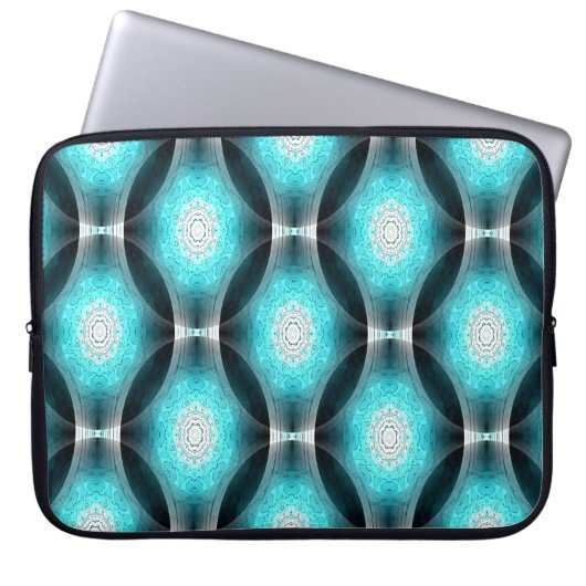 Meeresgeometrie..... Laptopschutzhülle (Vorderseite)