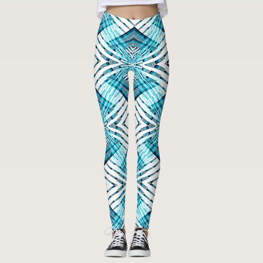 Meeresgeometrie...... Leggings (Vorderseite)