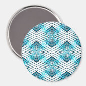 Meeresgeometrie..... Magnet (Vorderseite/Rückseite)