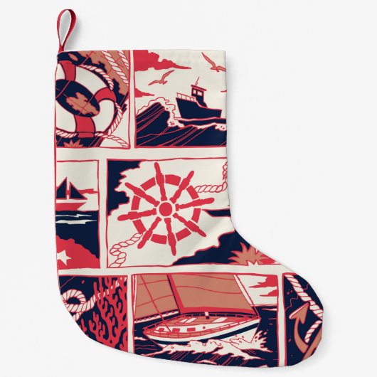 Meeresgeschichte Kleiner Weihnachtsstrumpf (Vorderseite)