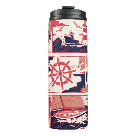 Meeresgeschichte Thermosbecher (Vorderseite)