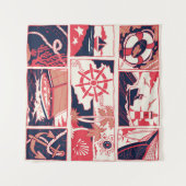 Meeresgeschichte Wandteppich (Vorderseite (Horizontal))