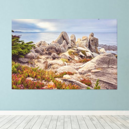 Meeresgestein Leinwanddruck (Insitu (Holzboden))