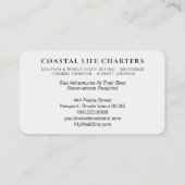 *~* Meeresgewässerfarben - Küstendelphine Visitenkarte (Rückseite)
