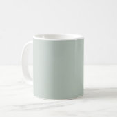 Meeresglas Grüne Farbe Kaffeetasse (Vorderseite Links)