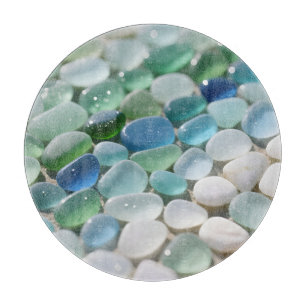 Meeresglas-Mosaik Ozean-Blues Tranquil Schneidebrett