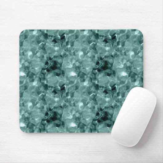 Meeresgrün abstrakt mousepad (Mit Mouse)