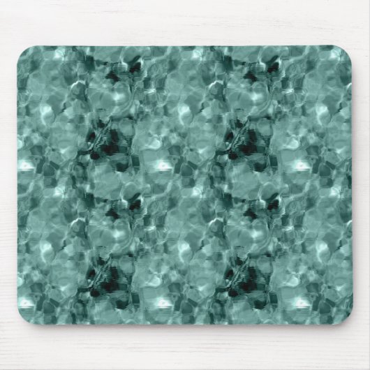 Meeresgrün abstrakt mousepad (Vorne)