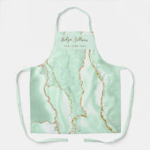Meeresgrün-Agora Schönheit berufliche Schürze (Vorderseite)