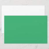 Meeresgrün Briefpapier (Vorne/Hinten)