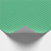 Meeresgrün gestreifte Farbpapier Geschenkpapier (Ecke)