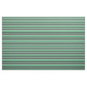 Meeresgrün, Minzcreme und schwarzes Muster Stoff (Fat Quarter (45,7 x 55,9 cm))