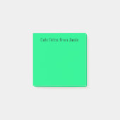 Meeresgrün Post-it Klebezettel (Vorderseite)