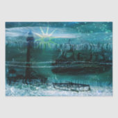 Meeresgrün Vintag Seidenpapier (Vorderseite)