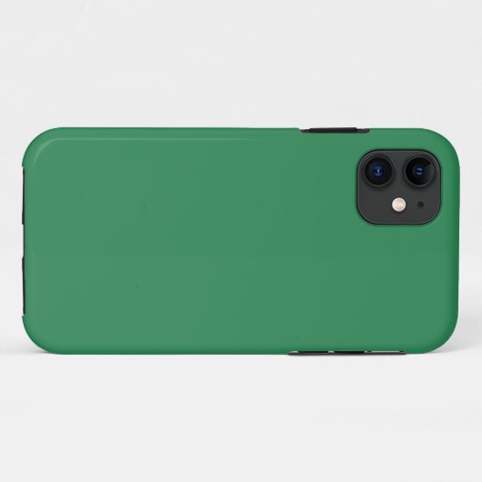 Meeresgrüne Farbe Case-Mate iPhone Hülle (Rückseite (Horizontal))