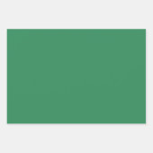 Meeresgrüne Farbe Geschenkpapier Set (Vorderseite 2)