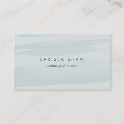 Meeresgrüne Farbe Visitenkarte (Vorderseite)