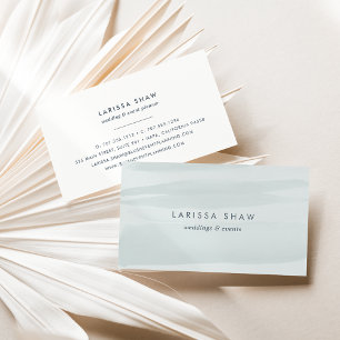 Meeresgrüne Farbe Visitenkarte