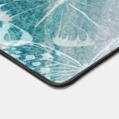 Meeresgrüne Marmorschmetterlinge Schreibtischunterlage (Ecke)