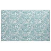 Meeresgrüne Marmorschmetterlinge Stoff (Fat Quarter (45,7 x 55,9 cm))