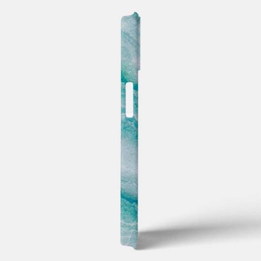 Meeresgrüne Marmorstruktur Case-Mate iPhone Hülle (Rückseite / Rechts)