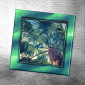 Meeresgrünes Foto Magnet