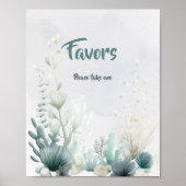 Meeresgruß bald Baby Shower Danksagungen Schild (Vorne)
