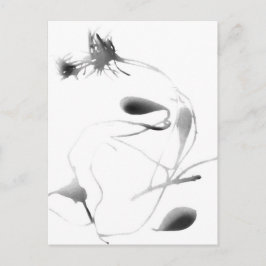 Meeresgürtel und Lavendelcyanoprint Postkarte