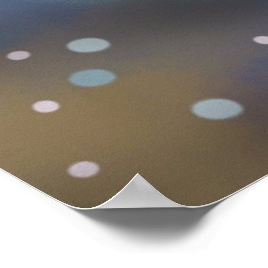 Meereshabitat Print Poster (Ecke)