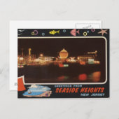 Meereshöhe, NJ Postkarte (Vorne/Hinten)