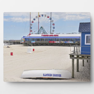 Meereshöhe, NJ vor Hurrikan Sandy Fotoplatte