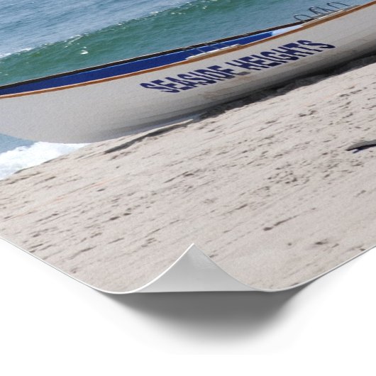 Meereshöhe Rettungsschwimmer Poster (Ecke)