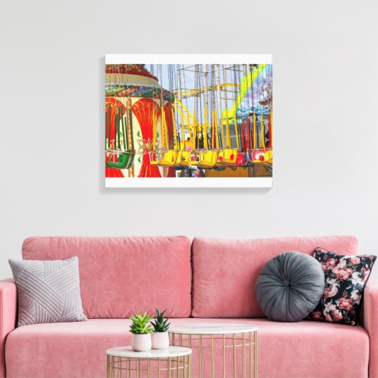 Meereshöhen - Gartenwanderung I Leinwanddruck (Insitu (Wohnzimmer))