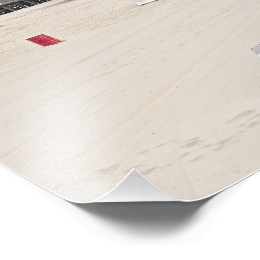 Meereshöhen, NJ. Beach Fotodruck (Ecke)